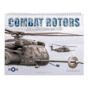 Calendário COMBAT ROTORS - Helicópteros de Marinho e VTOL