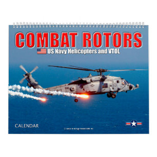 Calendário COMBAT ROTORS - Helicópteros de Marinho e VTOL