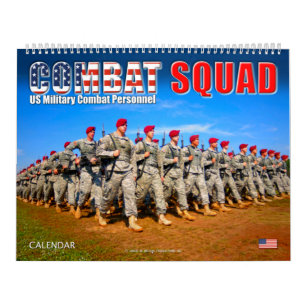 Calendário COMBAT SQUAD - Pessoal de Combate Militar dos EUA