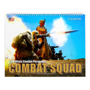 Calendário COMBAT SQUAD - Pessoal de Combate Militar dos EUA