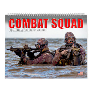 Calendário COMBAT SQUAD - Pessoal de Combate Militar dos EUA
