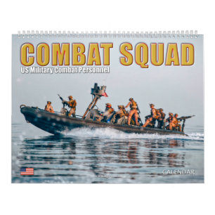 Calendário COMBAT SQUAD - Pessoal de Combate Militar dos EUA