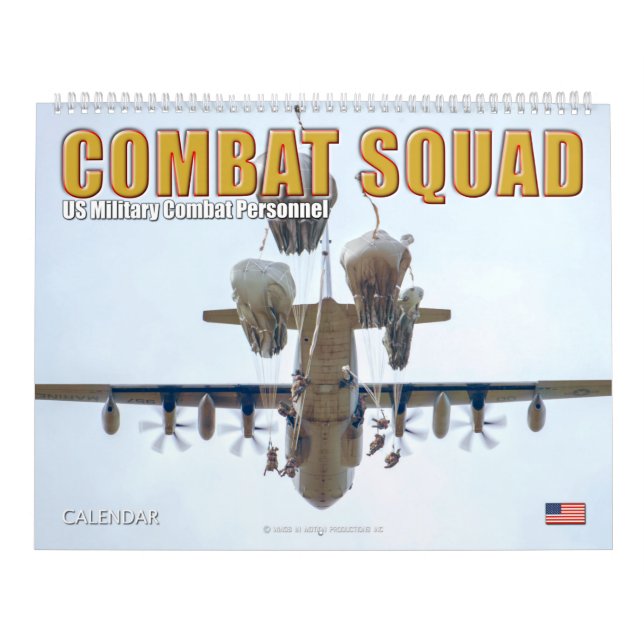 Calendário COMBAT SQUAD - Pessoal de Combate Militar dos EUA (Capa)