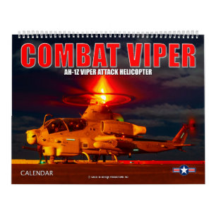 Calendário COMBAT VIPER - Helicóptero de Ataque VIPER AH-1Z