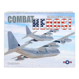 Calendário COMBATA HERCULES! - C-130 Hercules Militar dos EUA