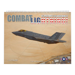 Calendário COMBATA O RELÂMPAGO! - F-35 Lightning II das Força