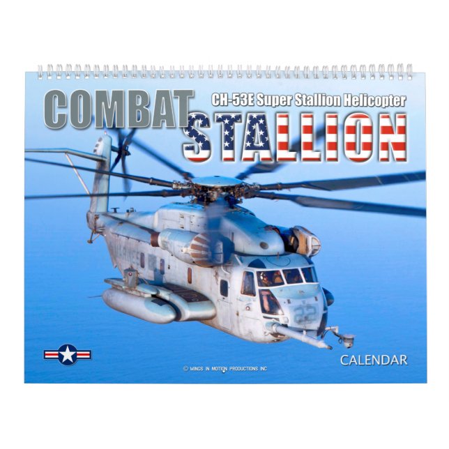 Calendário COMBATE A ESCALÃO - CH-53E Super-Estalhão (Capa)
