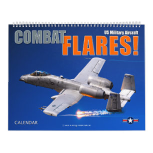 Calendário COMBATE OS CHAMAMENTOS! Aeronaves militares dos EU
