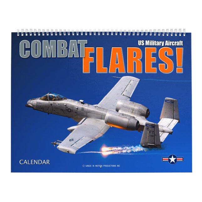 Calendário COMBATE OS CHAMAMENTOS! Aeronaves militares dos EU (Capa)