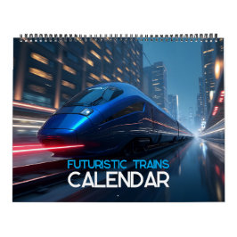 Calendário Comboios futurísticos