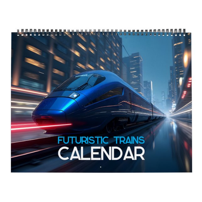 Calendário Comboios futurísticos (Capa)