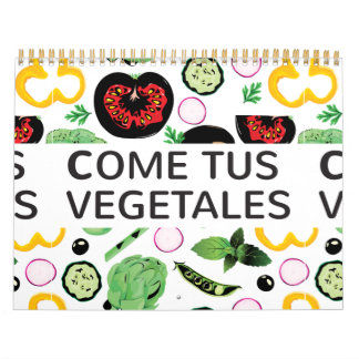 Calendário Come tus vegetales | Eat your vegetables
