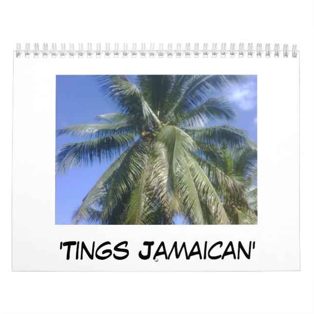 Calendário comemorativo jamaicano (Capa)