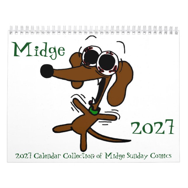 Calendário 'Comics de Domingo' Midge 2027 (Capa)