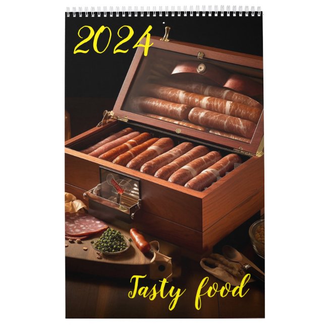 Calendário Comida desagradável. 2024 (Capa)