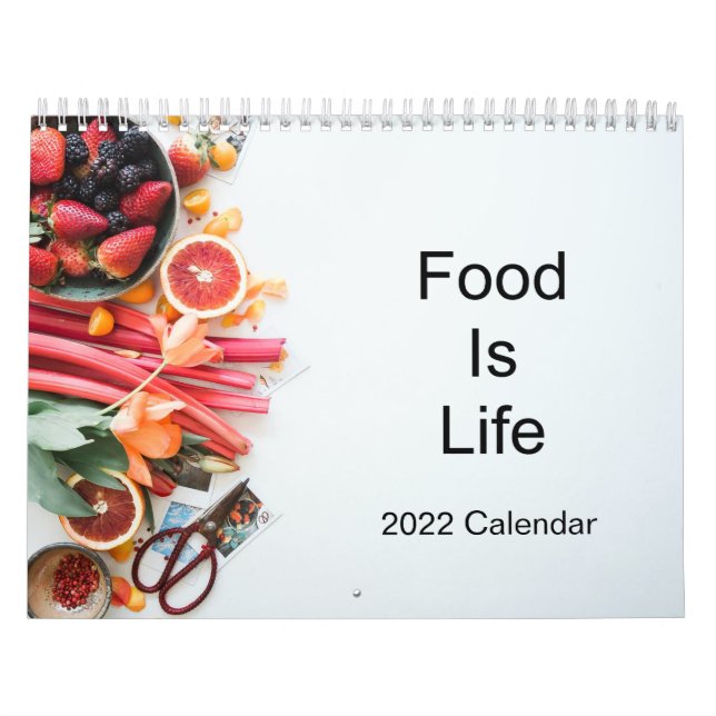 Calendário Comida é vida (Capa)