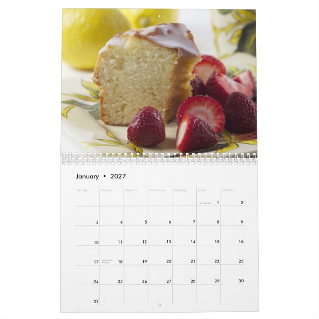 Calendário Comida para o pensamento 2012 2 (Jan 2027)