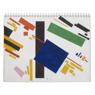 Calendário Composição de Suprematist por Kazimir Malevich