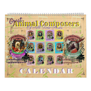 Calendário Compositores de Música Clássica de excelente Ani
