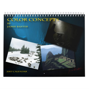 Calendário Conceito de Jamie Baxter