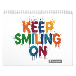Calendário continue sorrindo