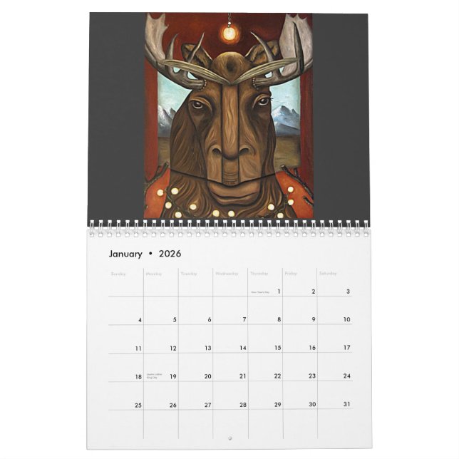 Calendário contortionist, 2011 (Jan 2026)