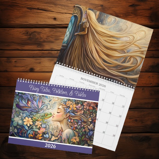 Calendário Contos de Fada, Folclore e Fábricas 2026 (Criador carregado)