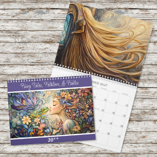 Calendário Contos de Fadas, Folclore e Fábulas 2027 2-Páginas