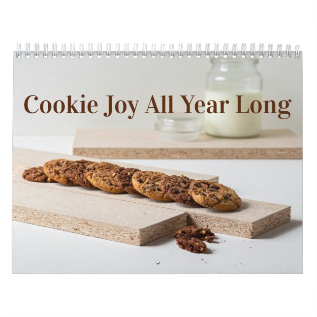 Calendário Cookie Joy All Year Long – 12‑Month (Capa)