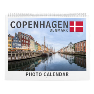 Calendário Copenhaga Dinamarca 2025