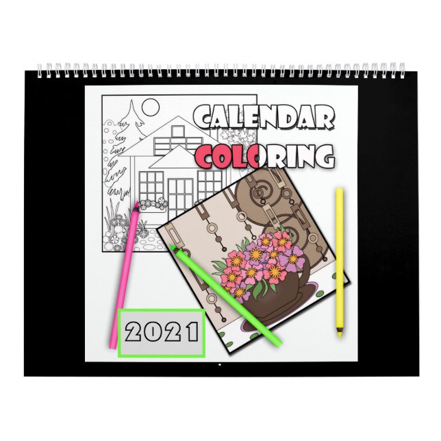 Calendário , cor , 2021 (Capa)