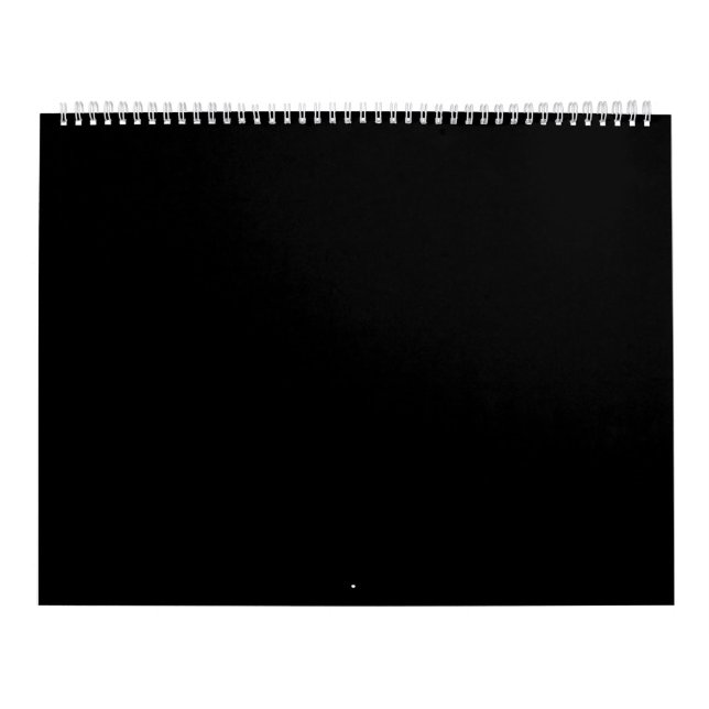 Calendário Cor sólida personalizável (Capa)