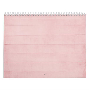 Calendário Cora o Pastel feminino do olhar cor-de-rosa da