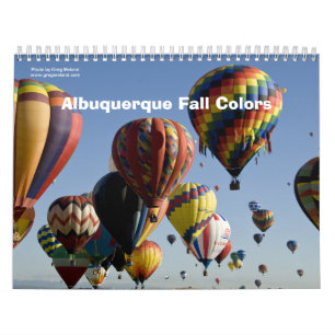 Calendário Cores da queda de Albuquerque