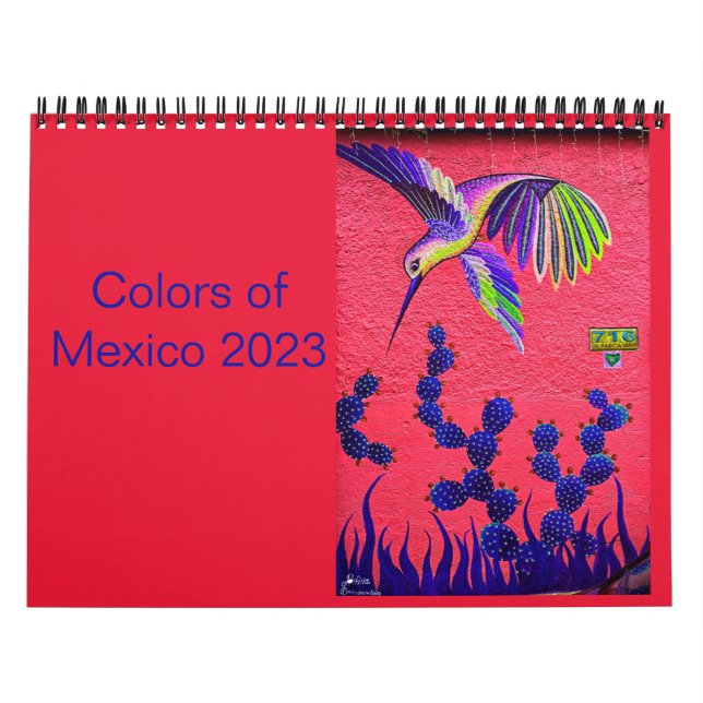 Calendário Cores de Oaxaca 2023 (Capa)