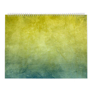 Calendário Cores Grunares - Amarelo e Azul