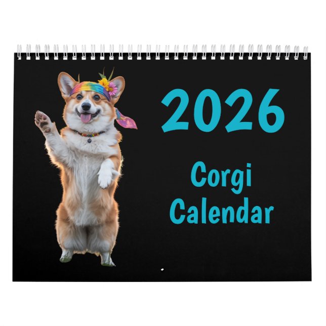 Calendário Corgi Calendar (Capa)