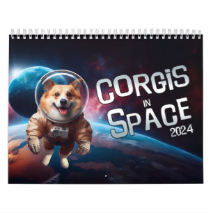 Calendário Corgis no Espaço