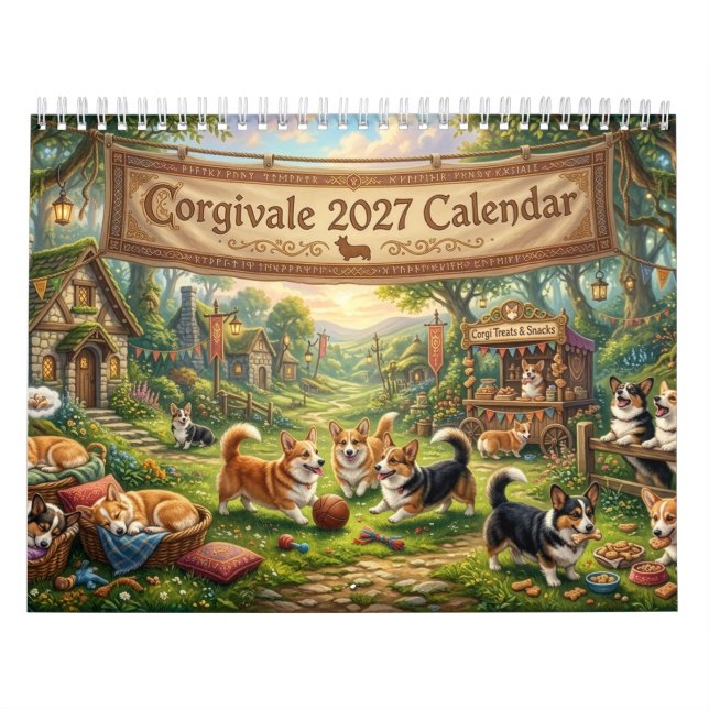 Calendário Corgivale 2027 (Capa)