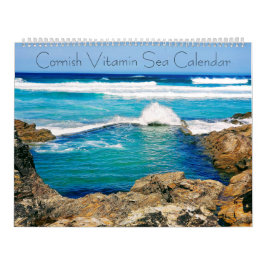 Calendário Cornish Vitamin Sea, uma coleção de ondas Cornish