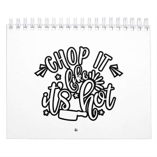 Calendário Corta Como Se Fosse Um Cozinhar Engraçado (Capa)