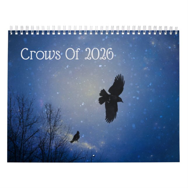 Calendário Corvos Celestiais 2026 (Capa)