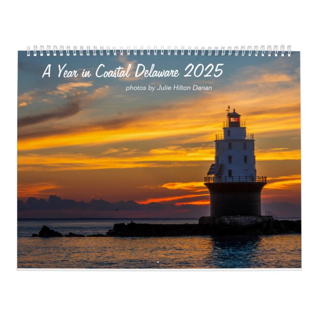 Calendário Costeiro Delaware 2025 (Capa)