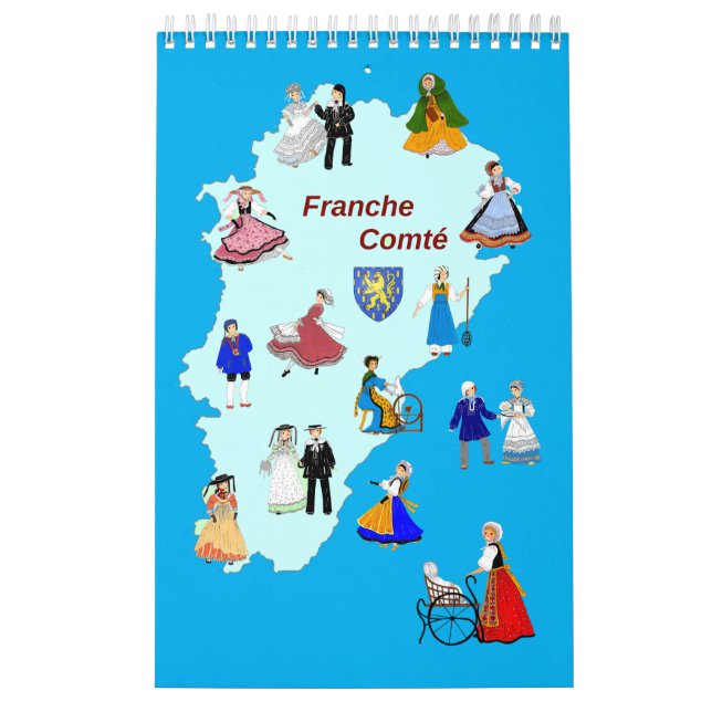 Calendário Costumes de franche- Comté, france (Capa)