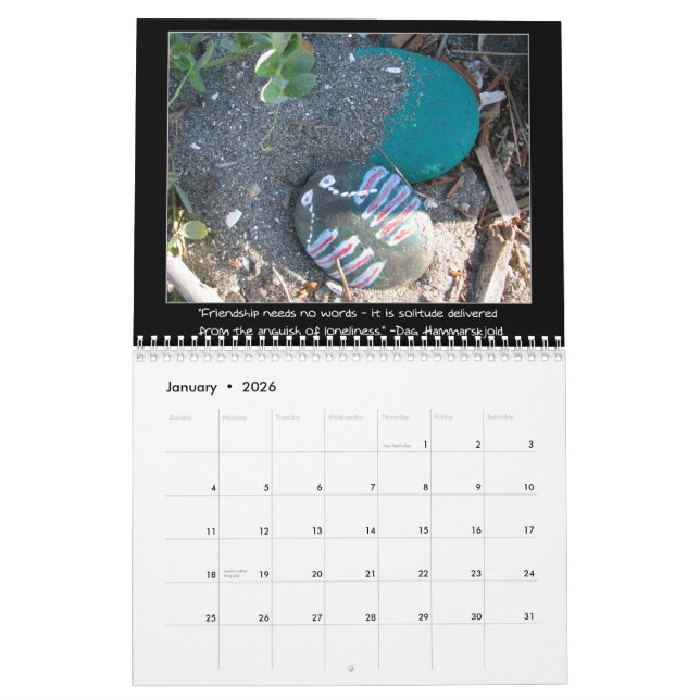 Calendário Cotações da amizade (Jan 2026)