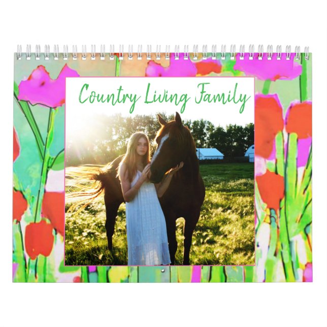 Calendário County Living with Family and Style Calendar (Capa)