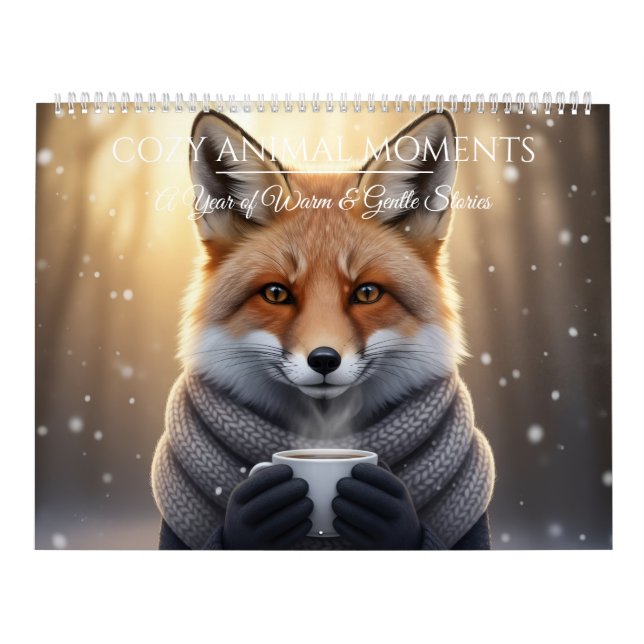 Calendário Cozy Animals - Wall Art Calendar (Capa)