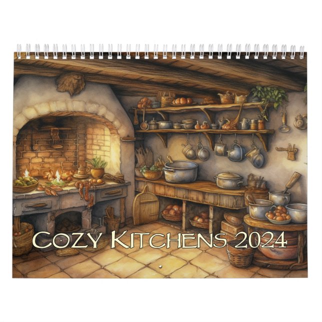 Calendário Cozy Kitchens 2024 (Capa)