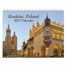 Calendário Cracóvia Polónia 2026
