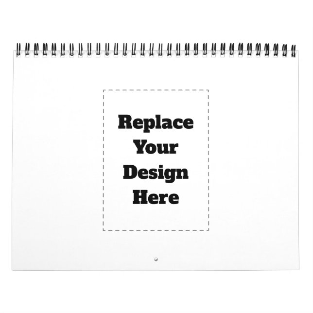 Calendário Create Your Own white  (Capa)